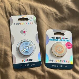 Opal Swappable PopSocket Grip with Replacement Iridescent Top